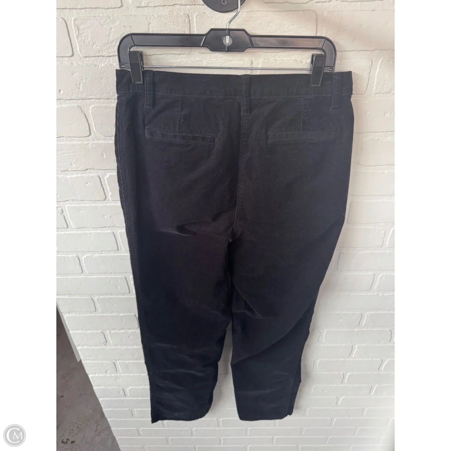 Pants Corduroy By Lands End In Black, Size: 10