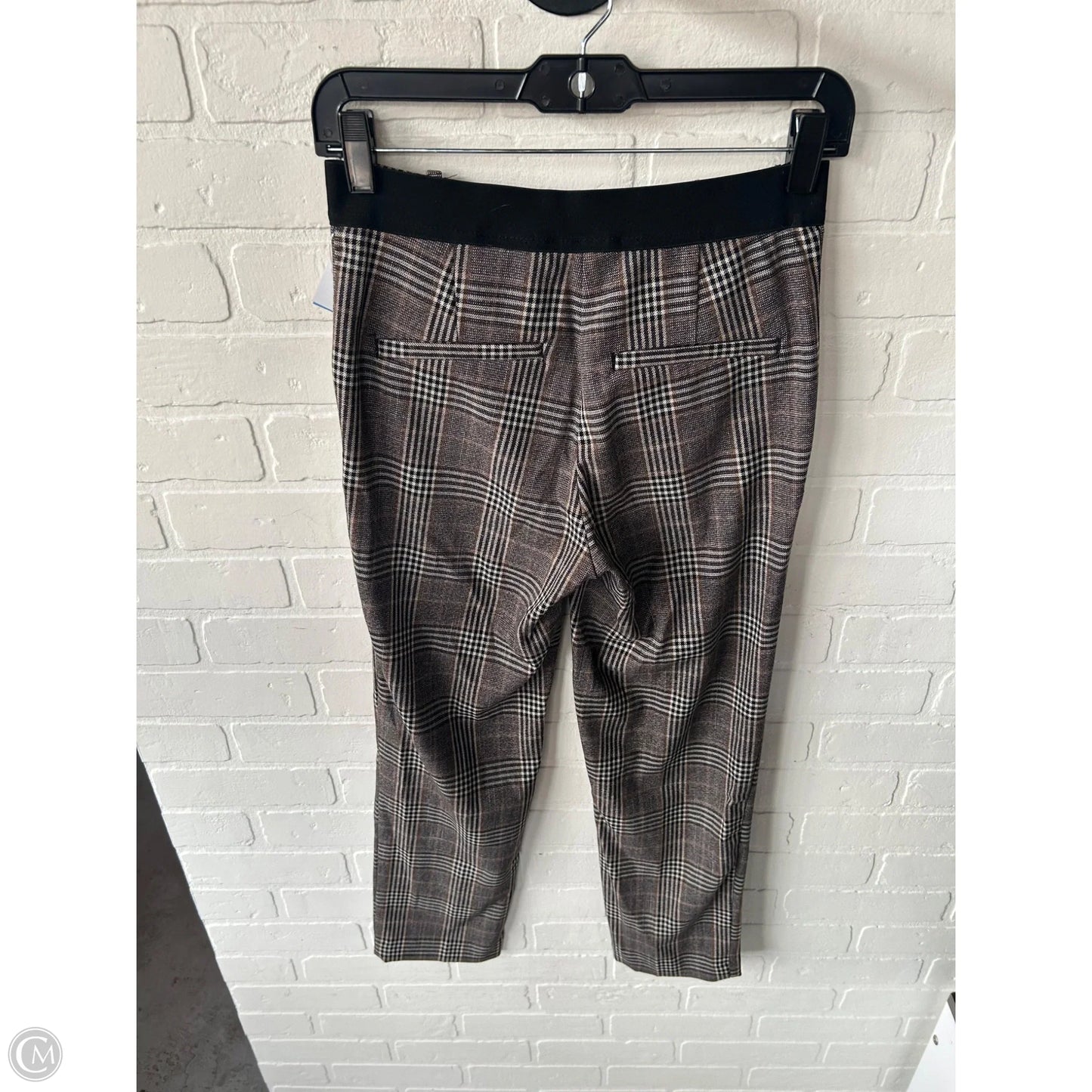 Pants Dress By H&m In Black & Cream, Size: 4