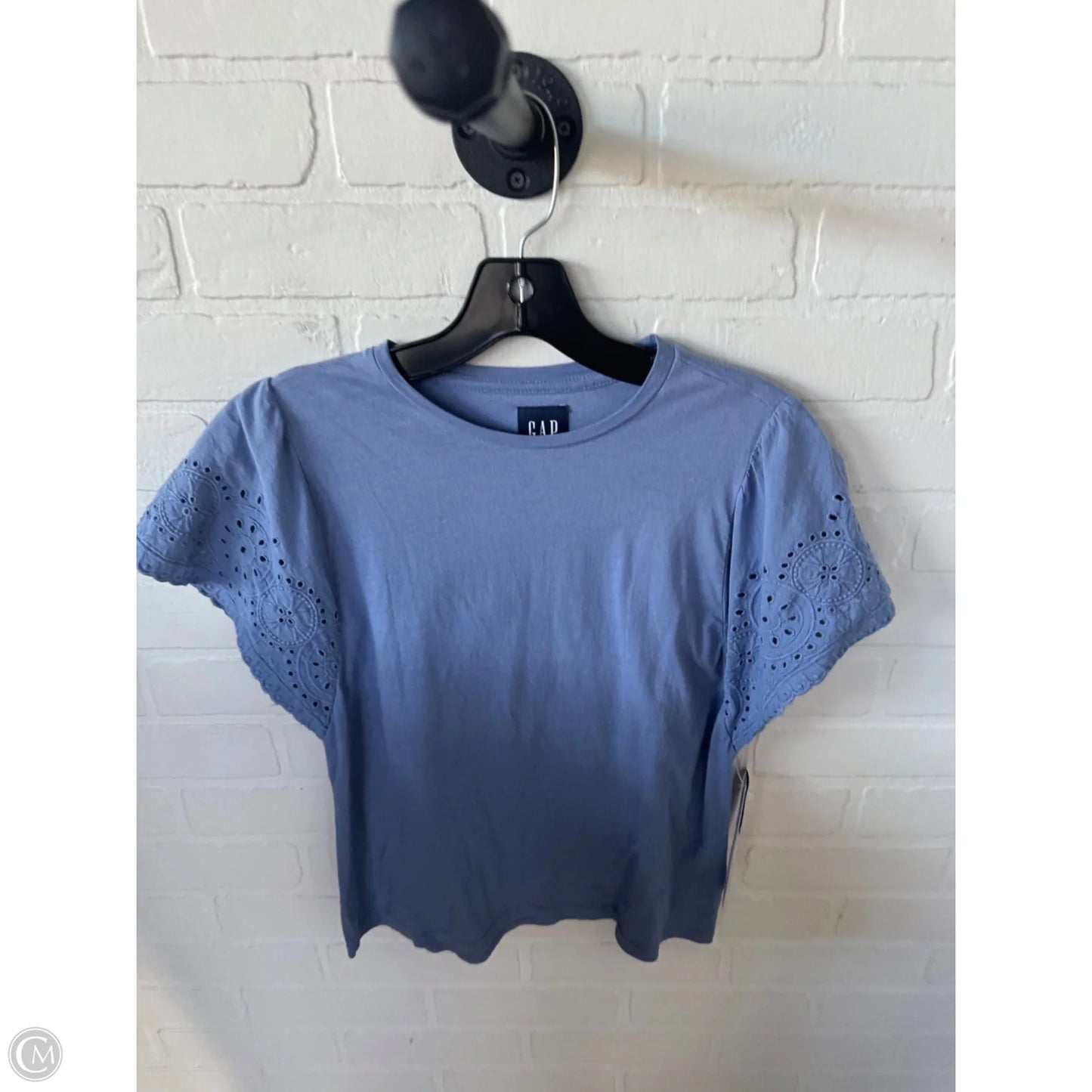 Top Short Sleeve By Gap In Blue, Size: Xs