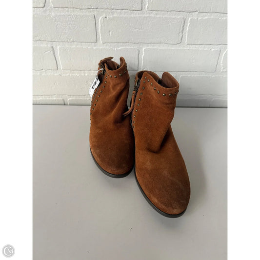 Boots Ankle Heels By Sam Edelman In Brown, Size: 8