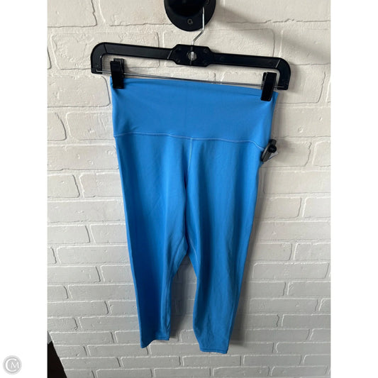 Athletic Leggings By Athleta In Blue, Size: 4