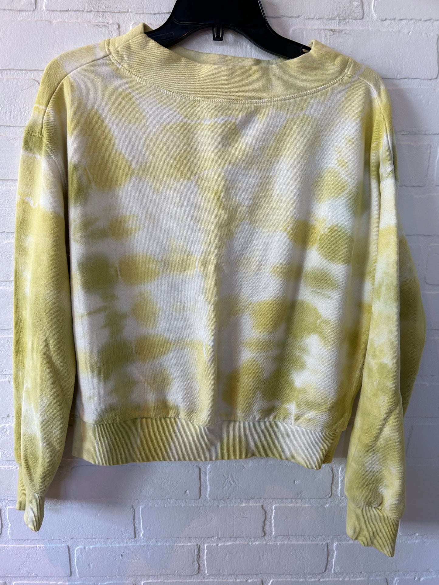 Yellow Sweatshirt Crewneck Pilcro, Size S