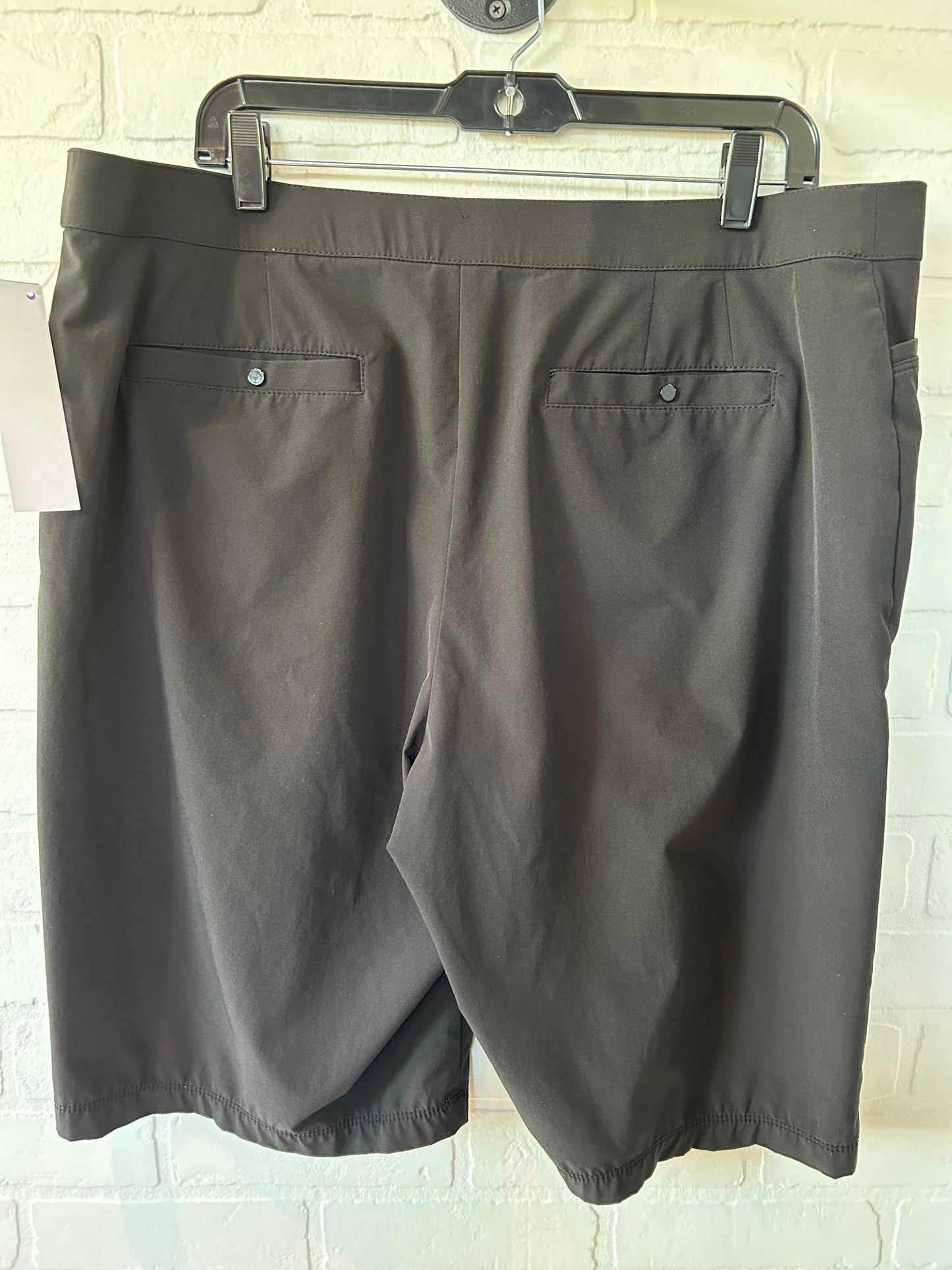 Black Athletic Shorts Zenergy By Chicos, Size 16