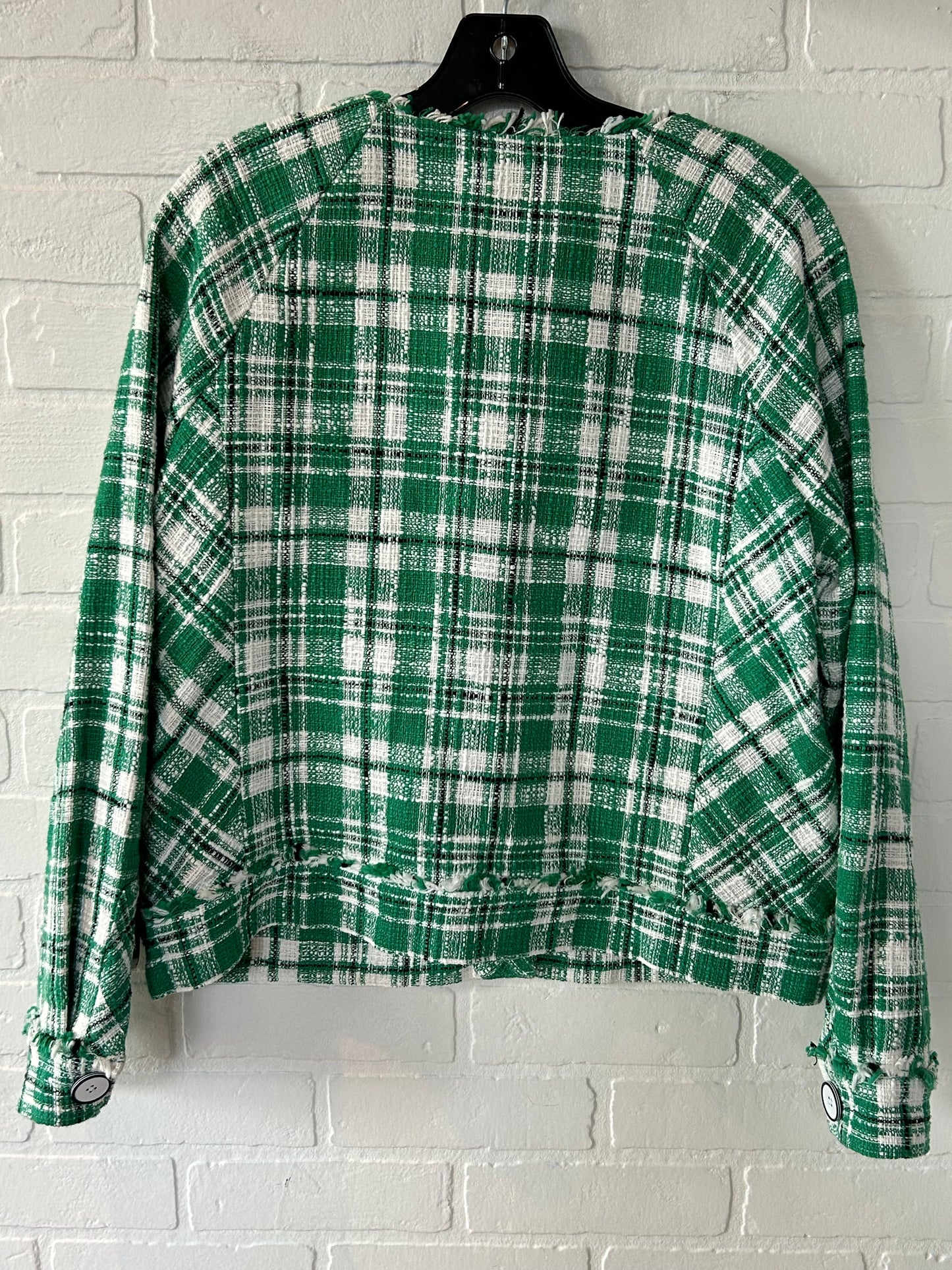 Green & White Jacket Other Cabi, Size M