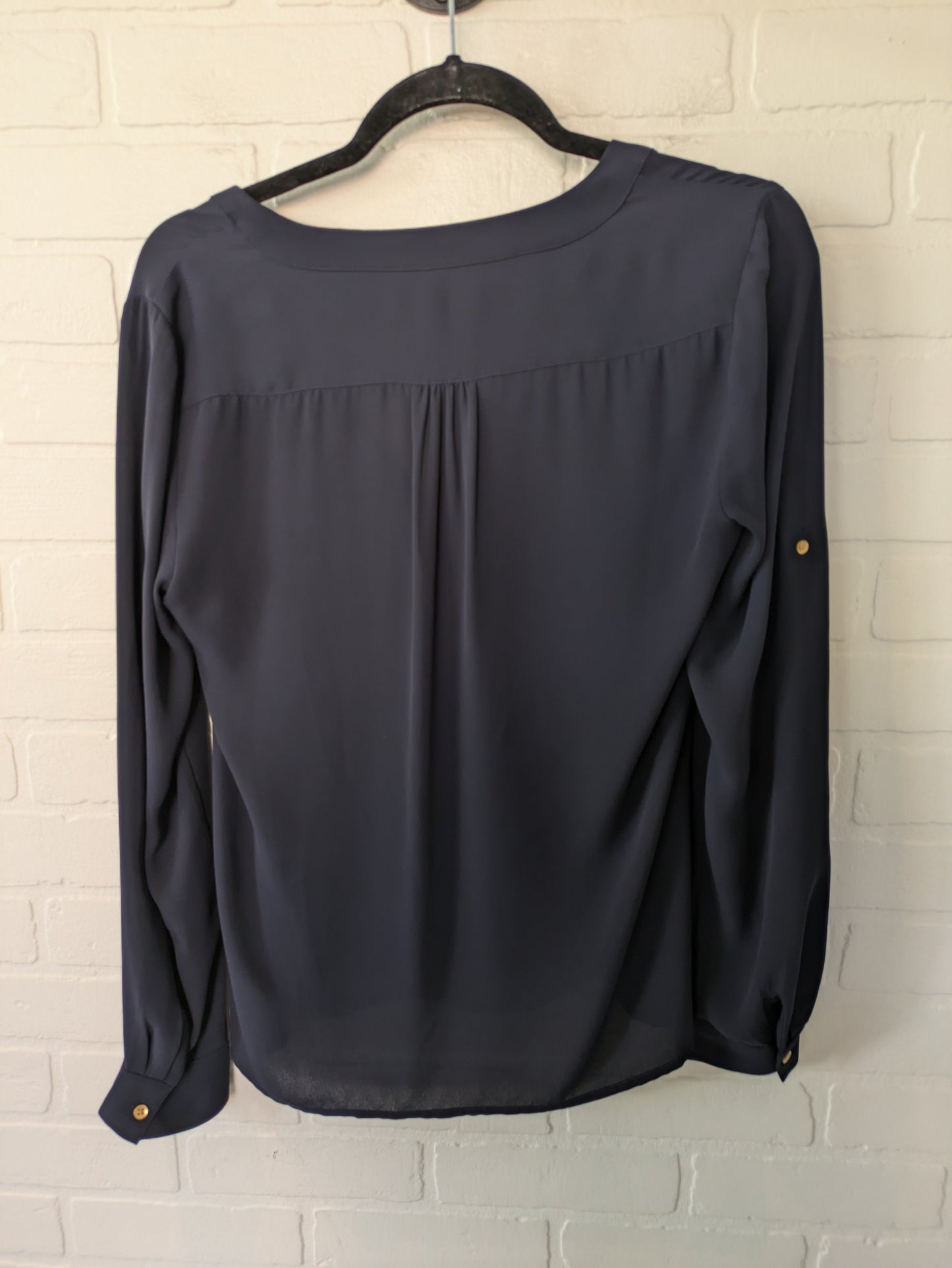 Blue Top Long Sleeve Banana Republic, Size Xs