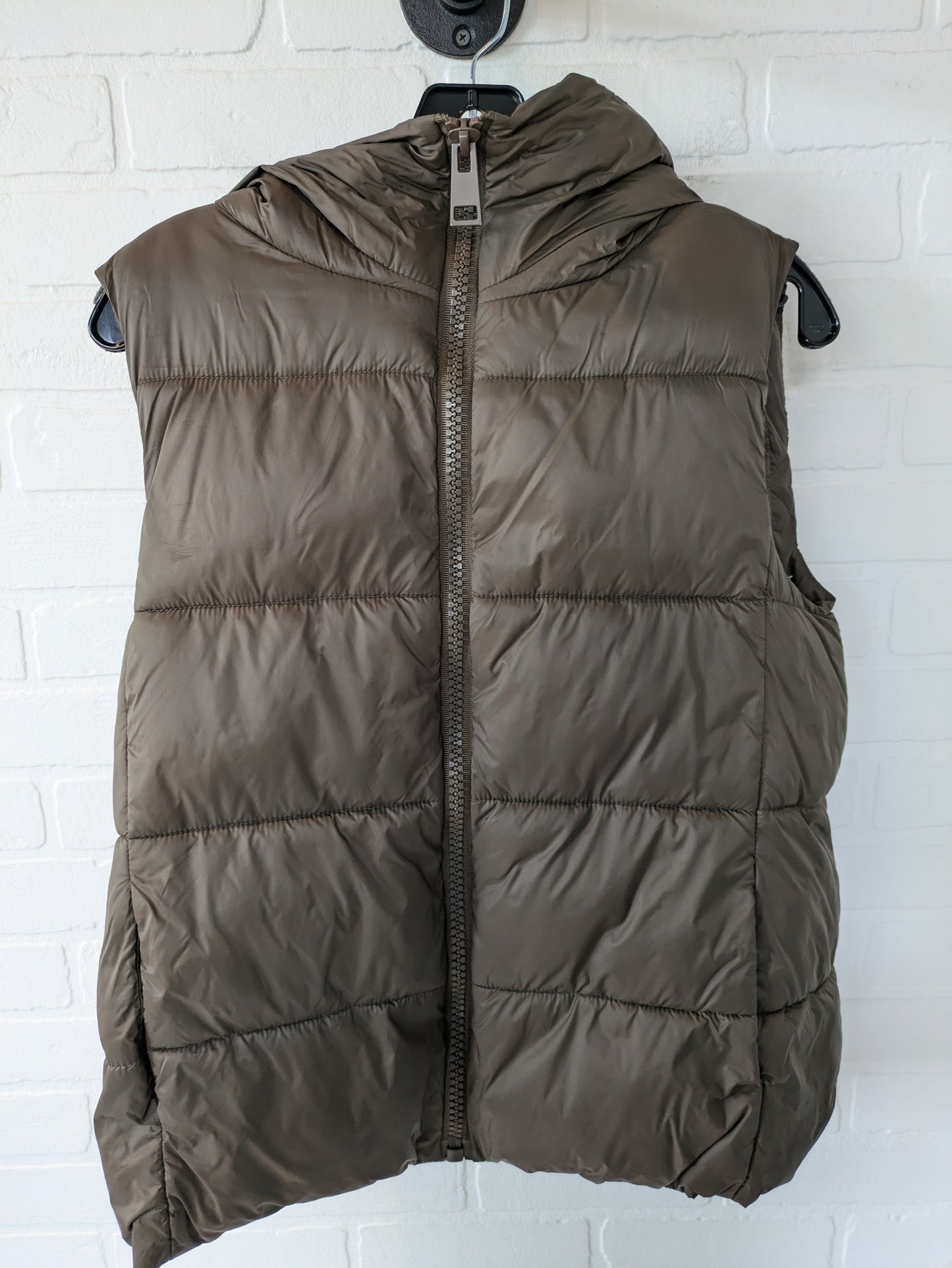 Brown Vest Puffer & Quilted Zara, Size M