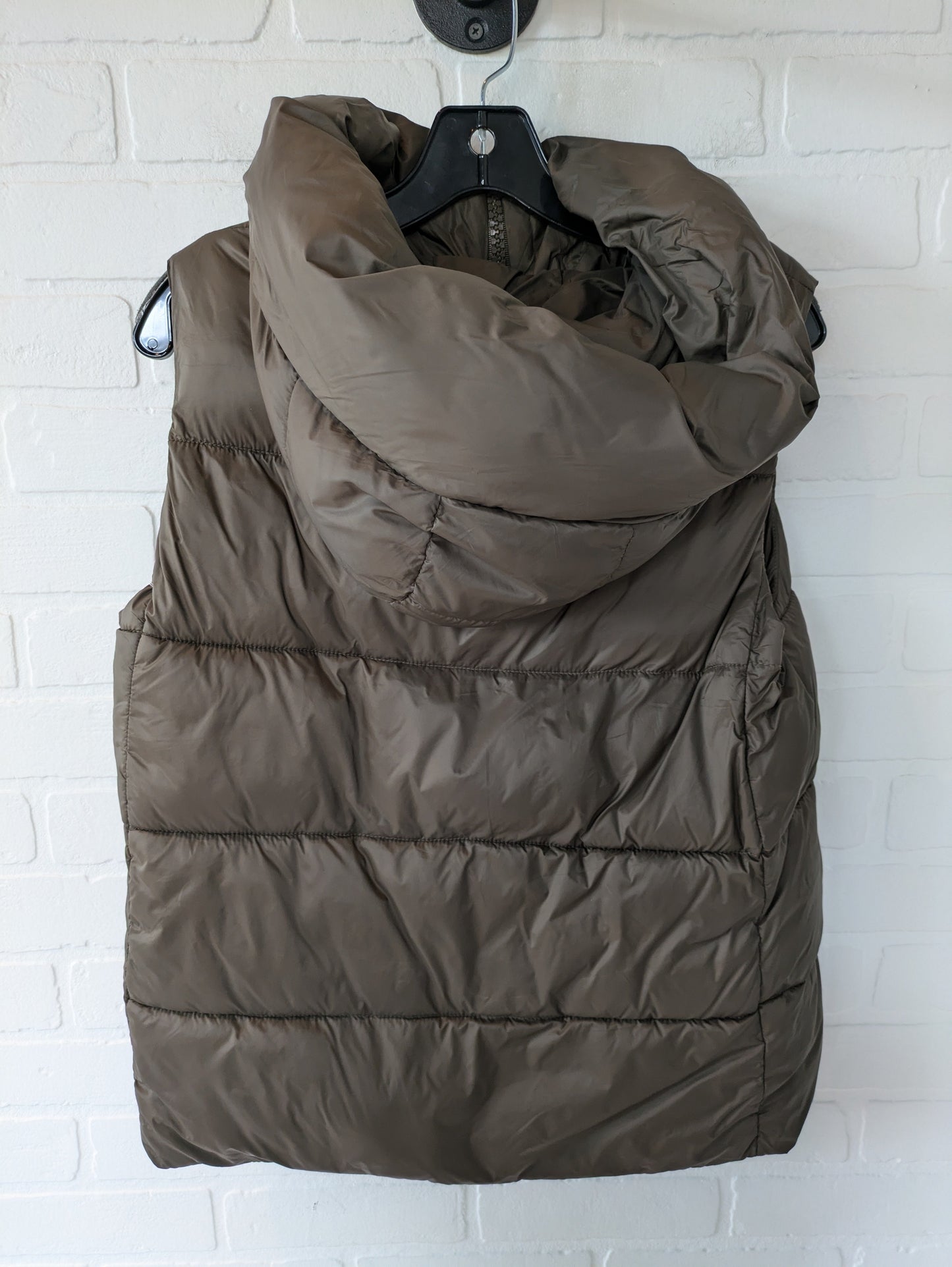 Brown Vest Puffer & Quilted Zara, Size M