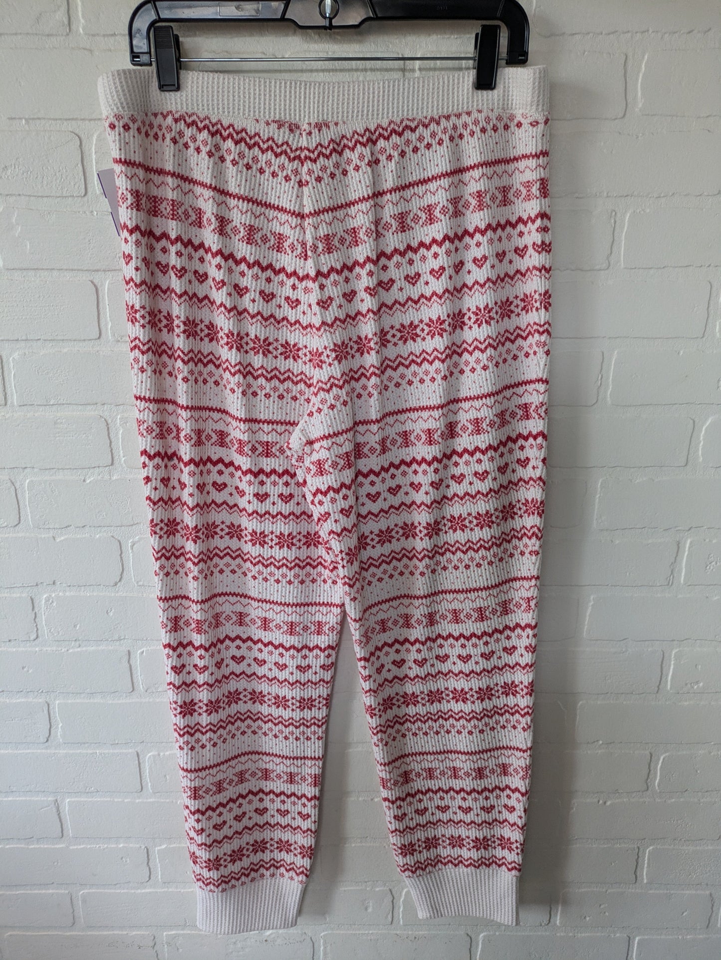 Red & White Pajamas 2pc Loft, Size M