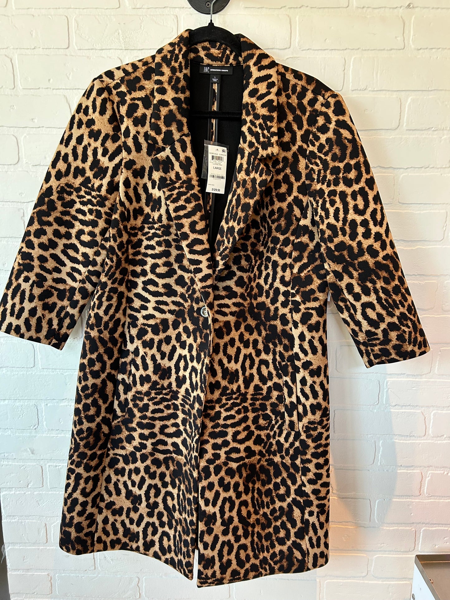 Black & Cream Coat Other Inc, Size L