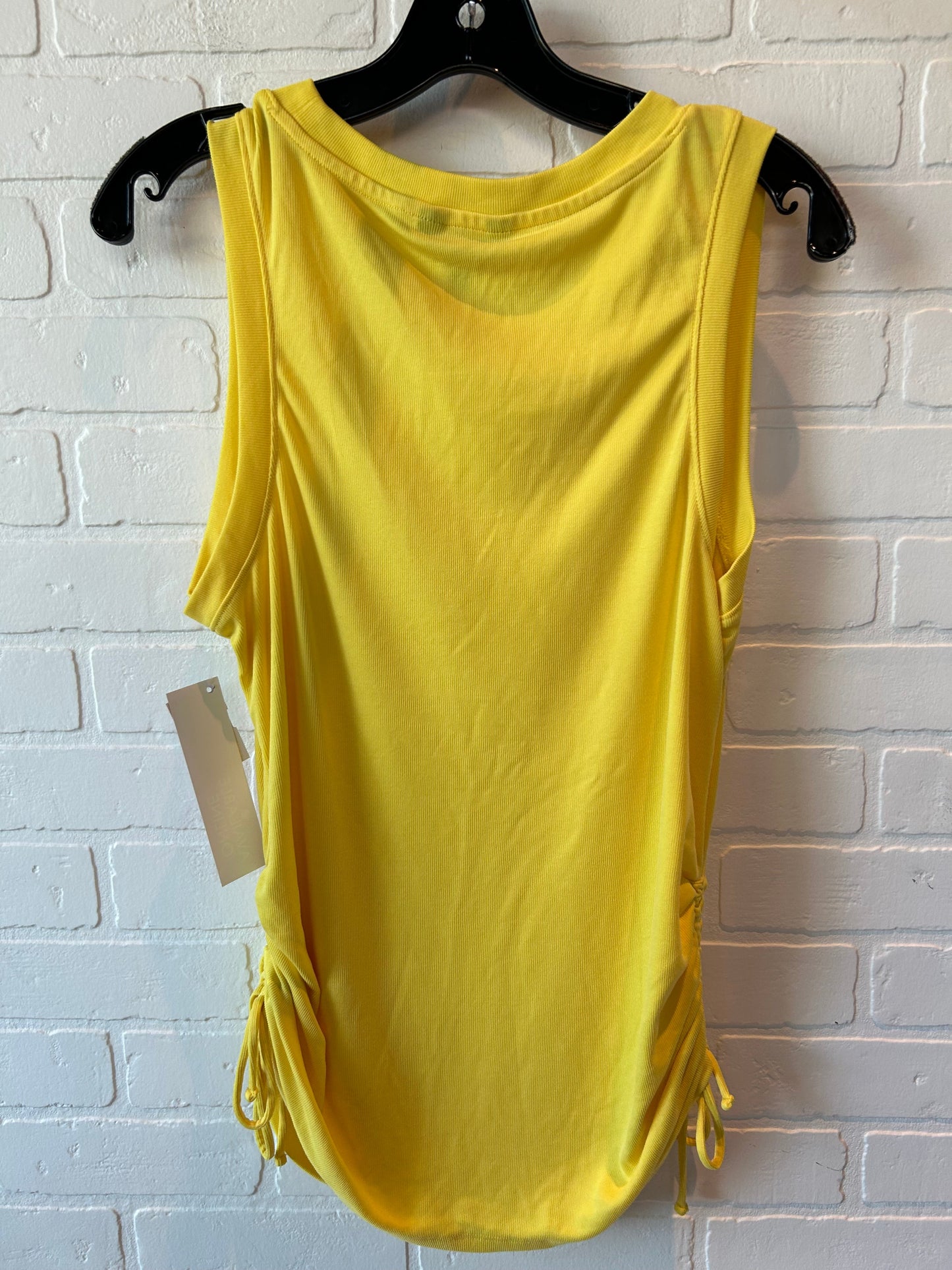 Yellow Top Sleeveless Simply Vera, Size Xl