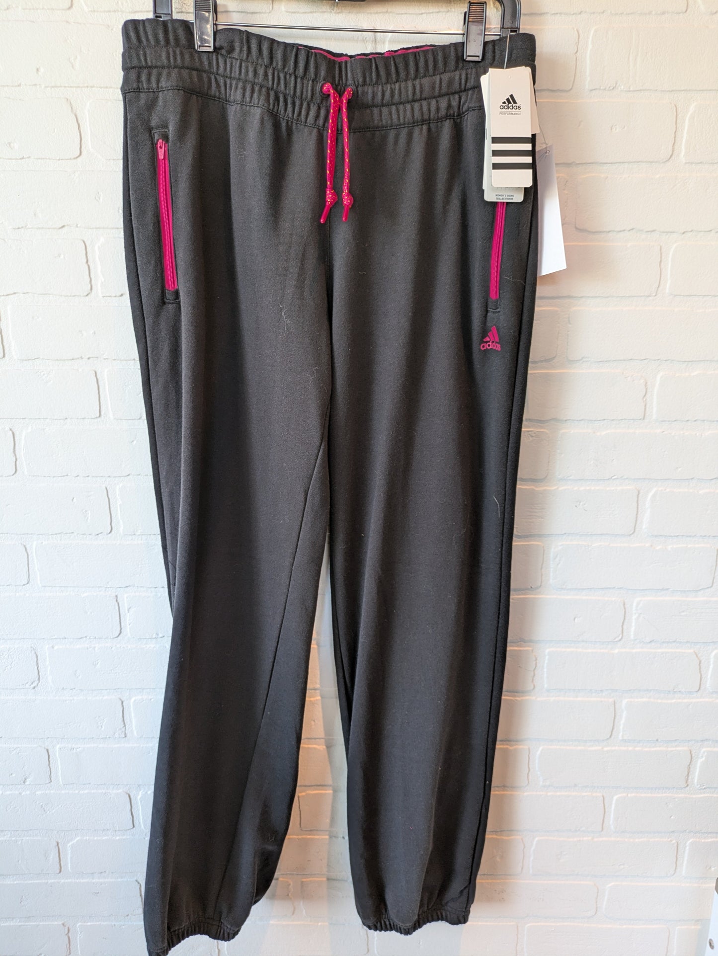 Athletic Pants By Adidas In Black, Size: 8