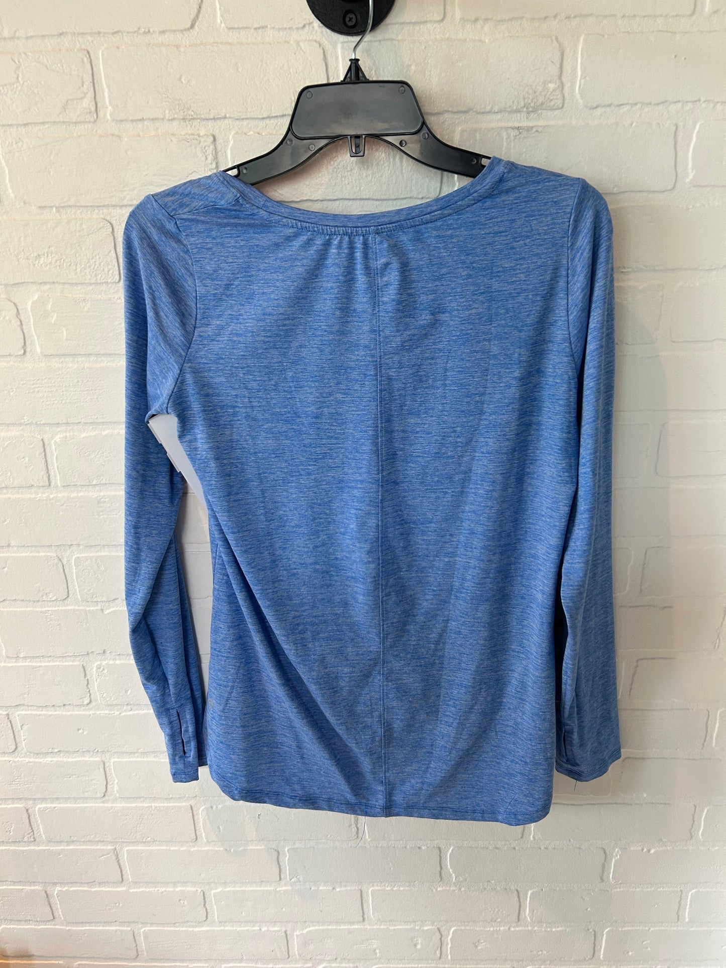 Athletic Top Long Sleeve Crewneck By Champion In Blue, Size: S