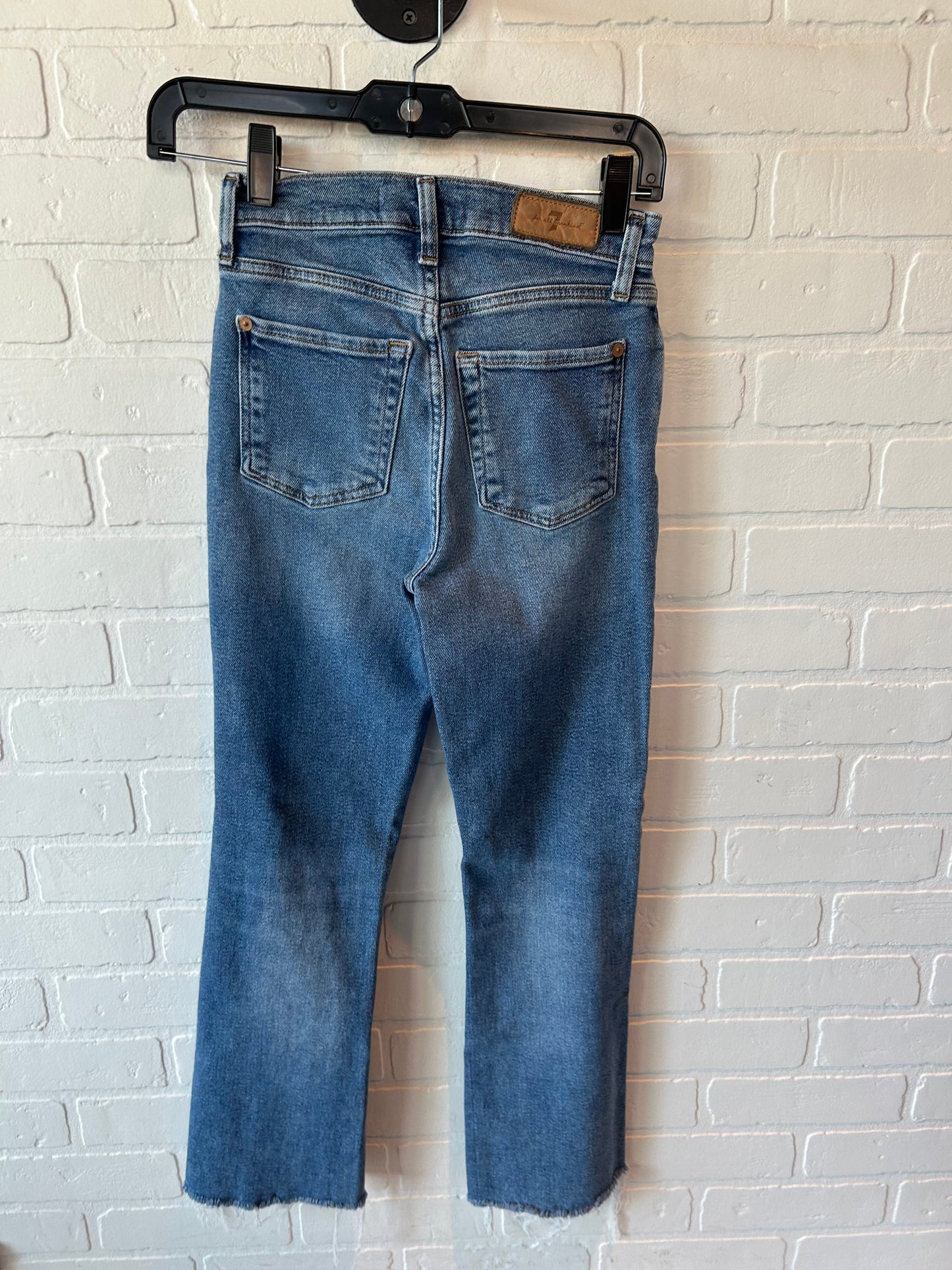 Jeans Boot Cut By 7 For All Mankind In Blue Denim, Size: 00