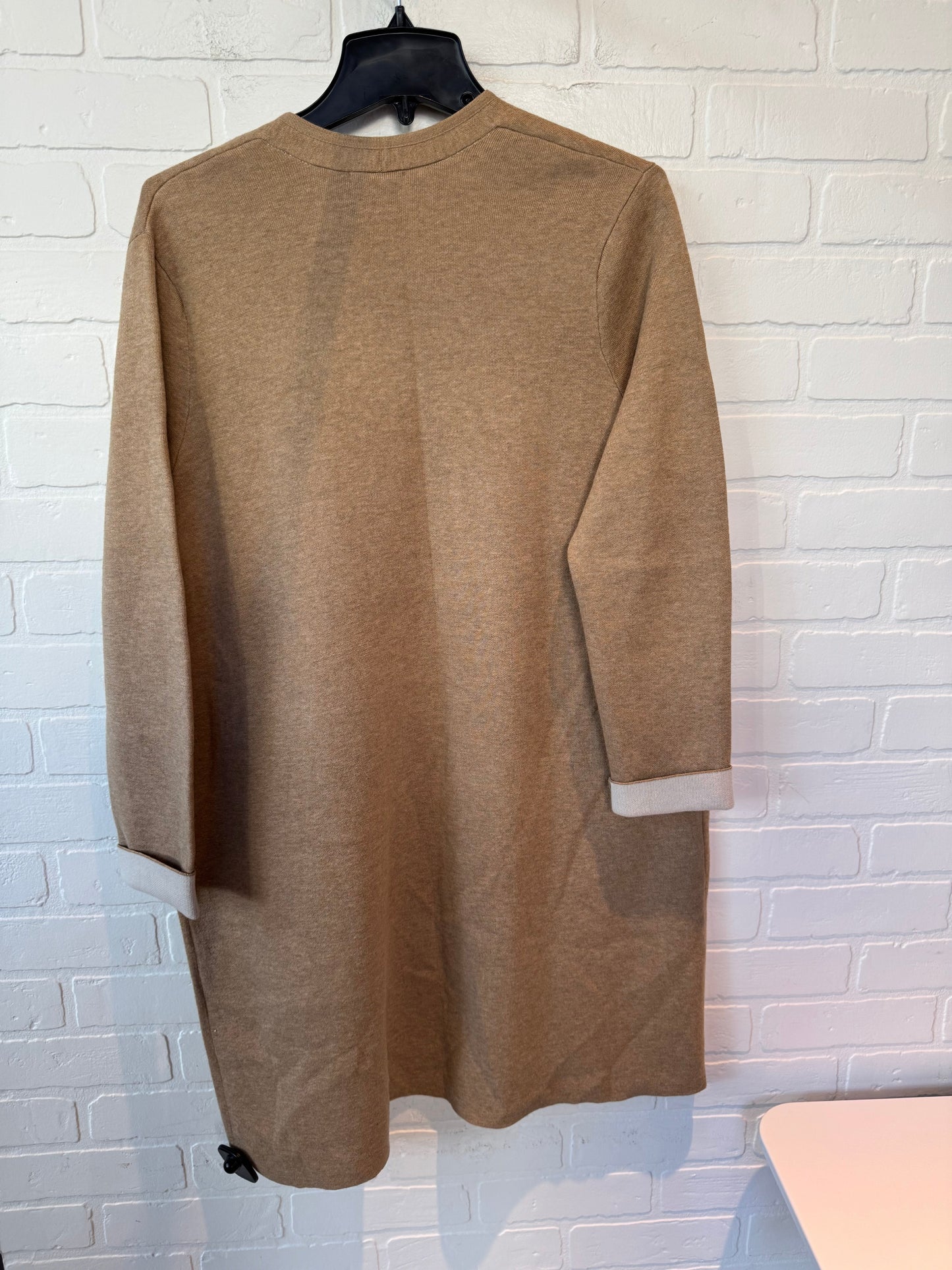 Sweater Cardigan By J. Jill In Tan, Size: Lp