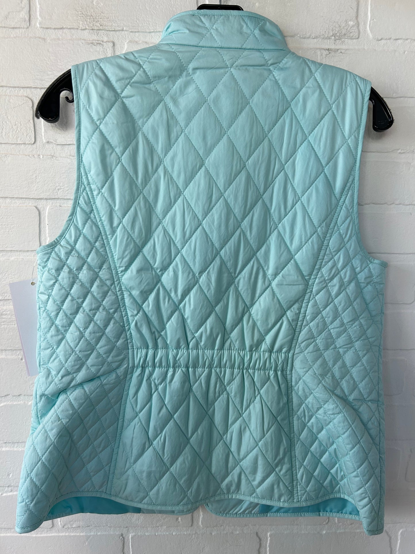 Vest Puffer & Quilted By Talbots In Green, Size: Mp