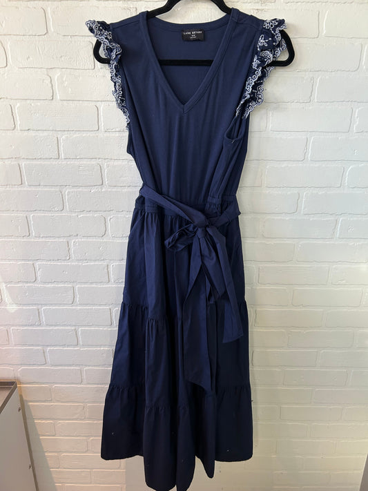 Dress Casual Midi By Lane Bryant In Blue, Size: 1x