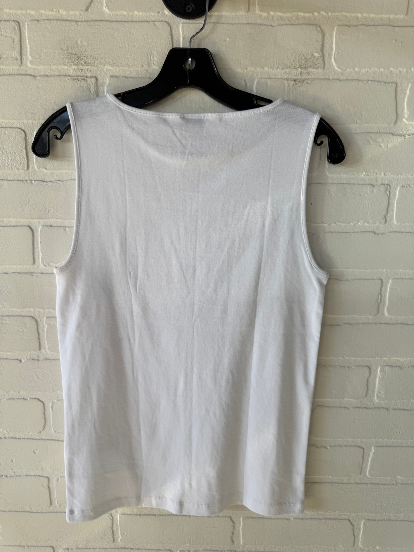 Top Sleeveless Basic By J. Crew In White, Size: M