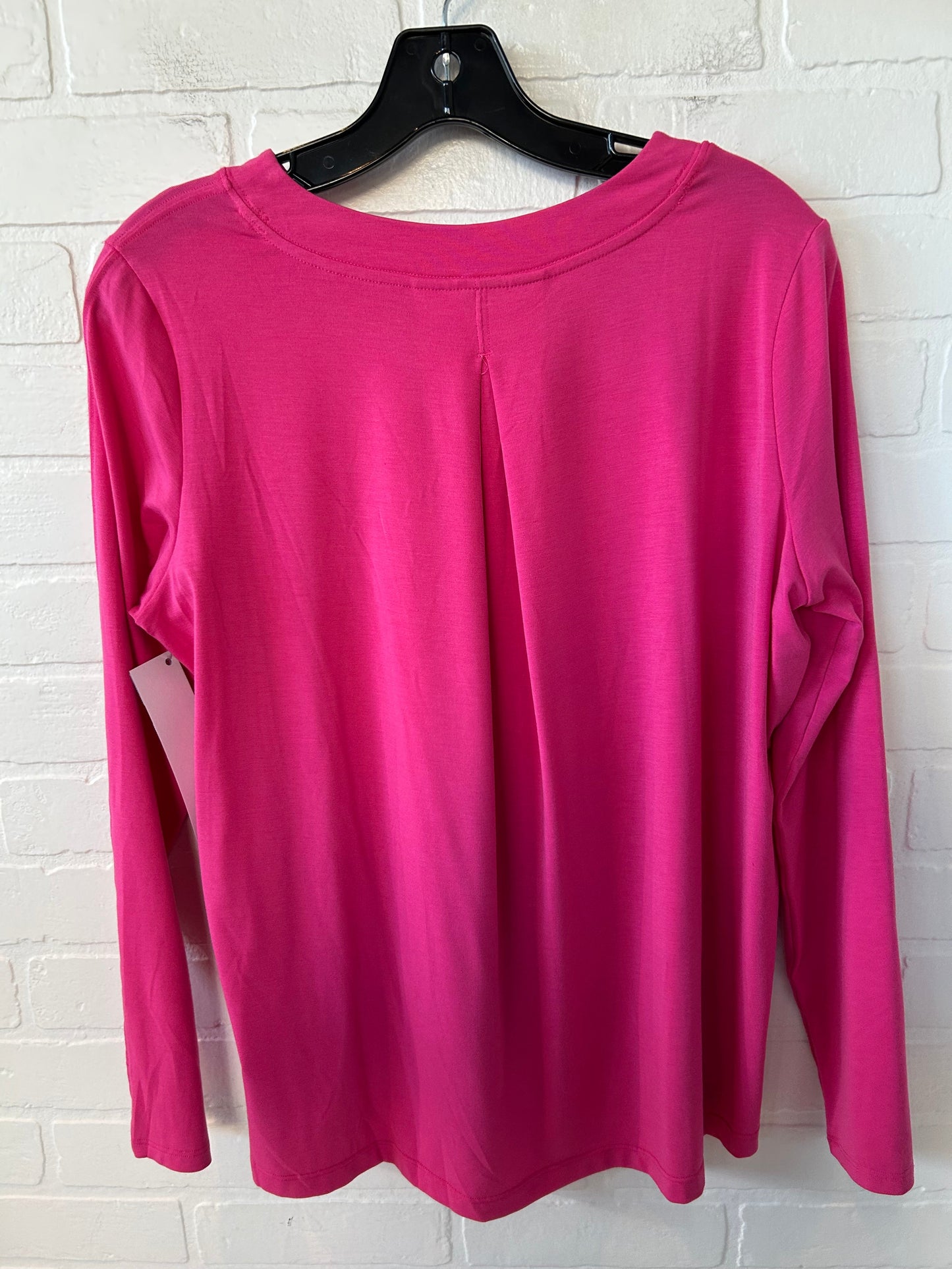 Athletic Top Long Sleeve Crewneck By Athleta In Pink, Size: Xs