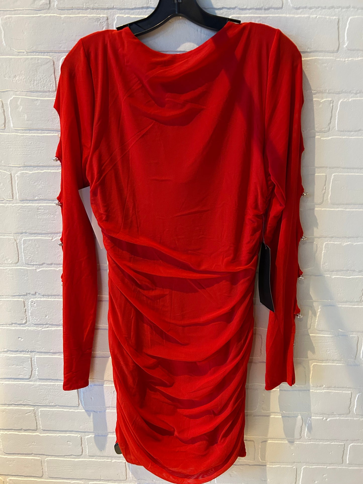 Dress Party Short By Bebe In Red, Size: L