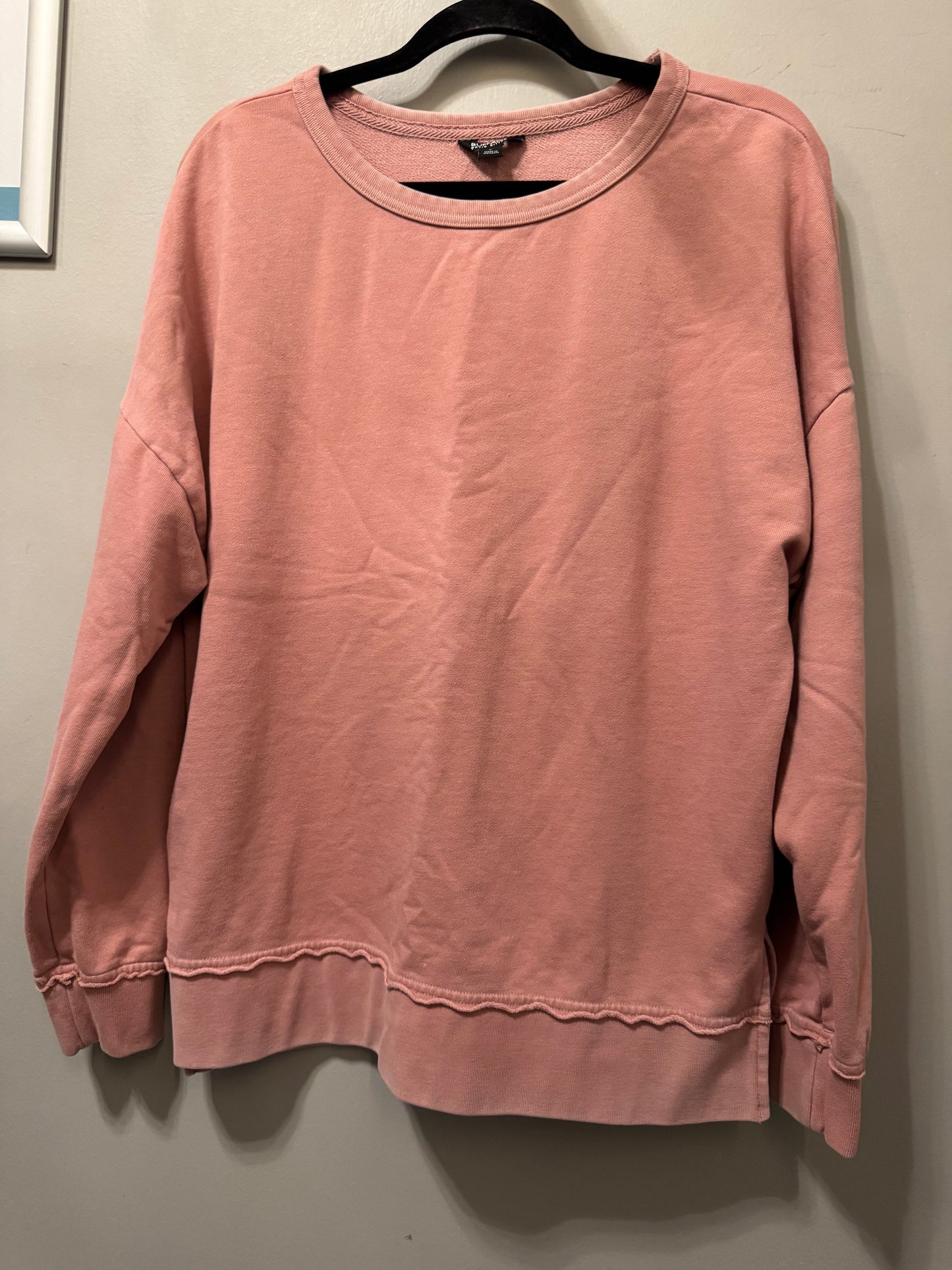 Sweatshirt Crewneck By Buffalo David Bitton In Pink, Size: L