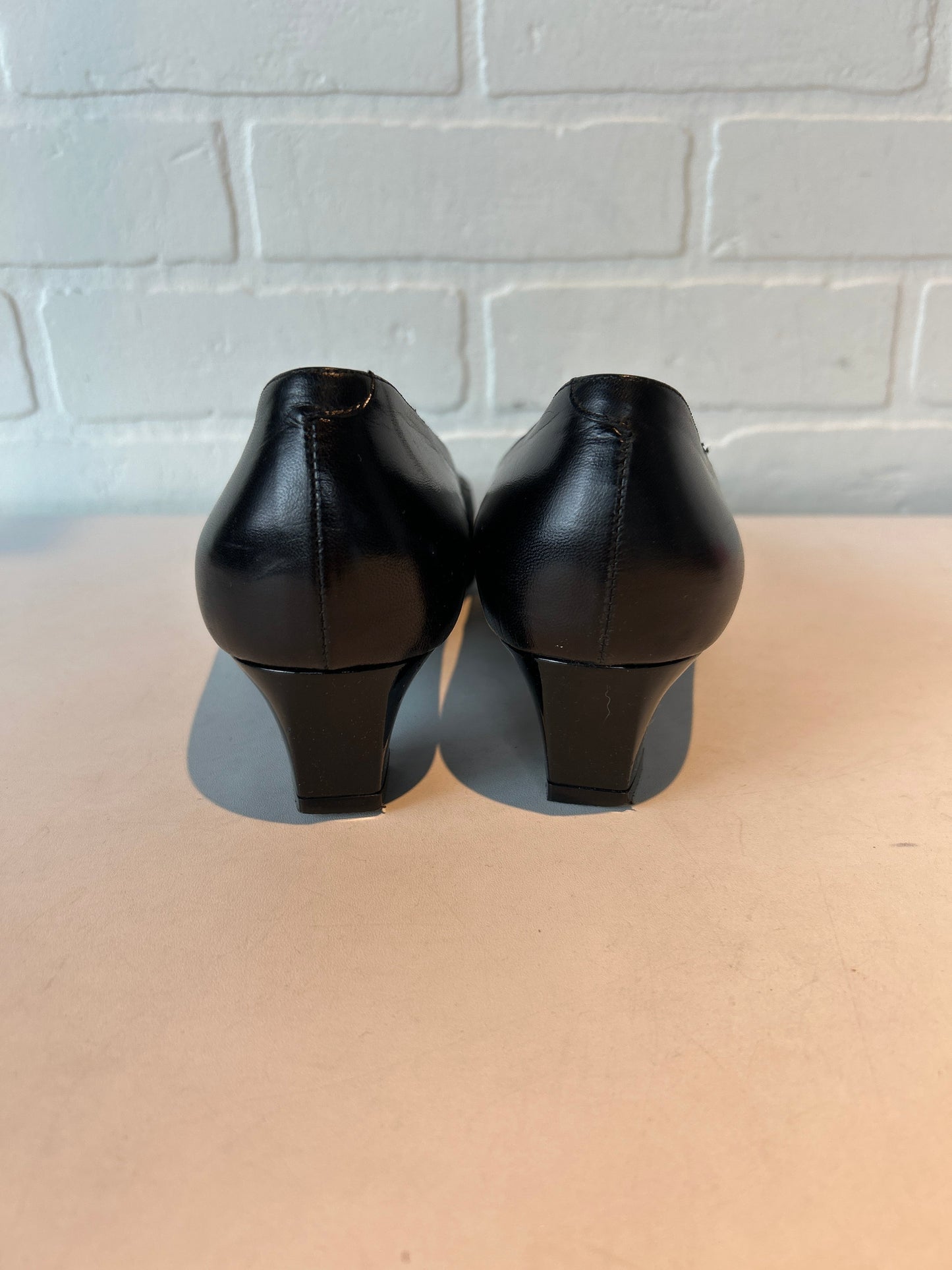 Shoes Heels Block By Bruno Magli Shoes In Black, Size: 7.5