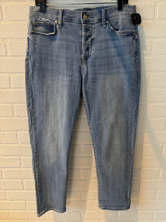 Jeans Straight By 7 For All Mankind In Blue Denim, Size: 10