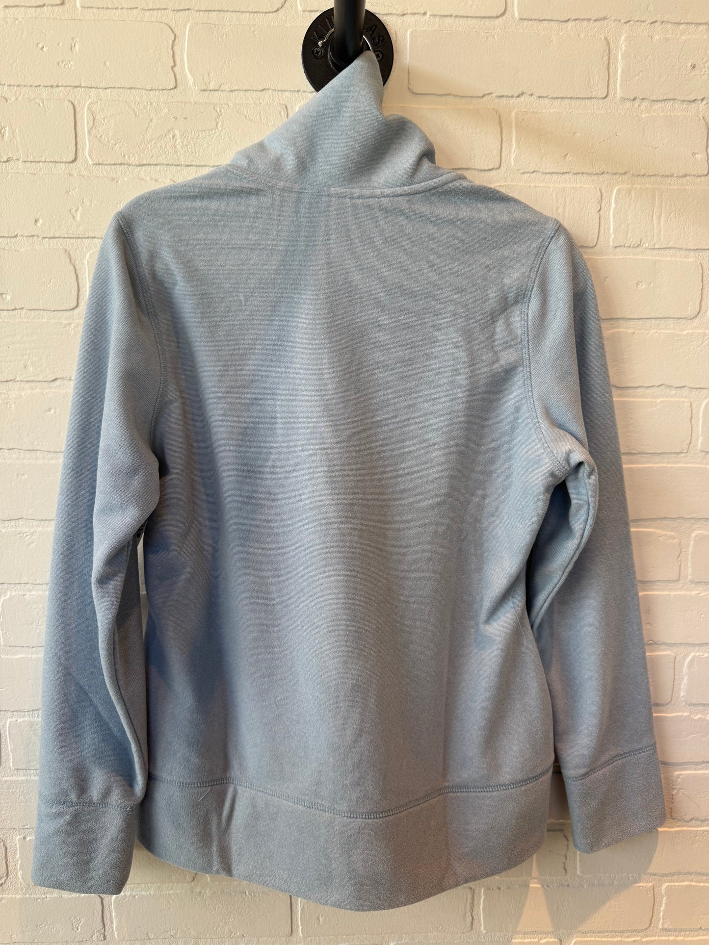 Athletic Jacket By Adidas In Blue, Size: M