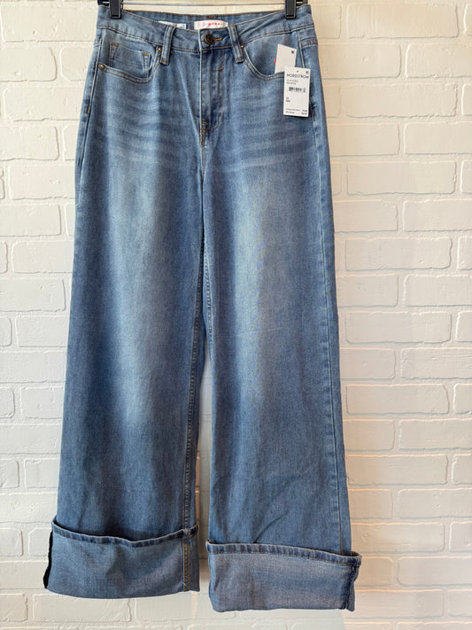 Jeans Wide Leg By Vigoss In Blue Denim, Size: 2