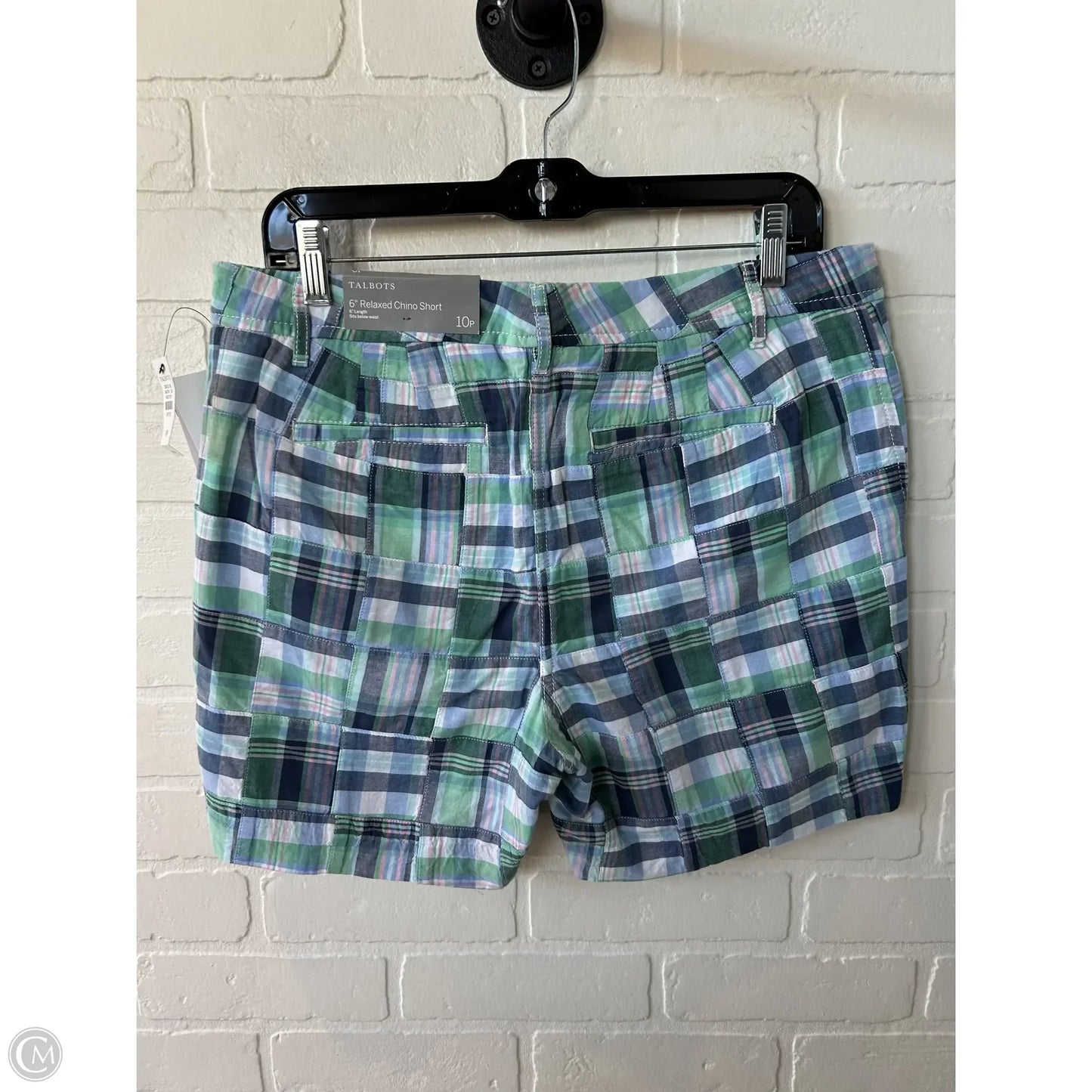 Shorts By Talbots In Blue & Green, Size: 10p