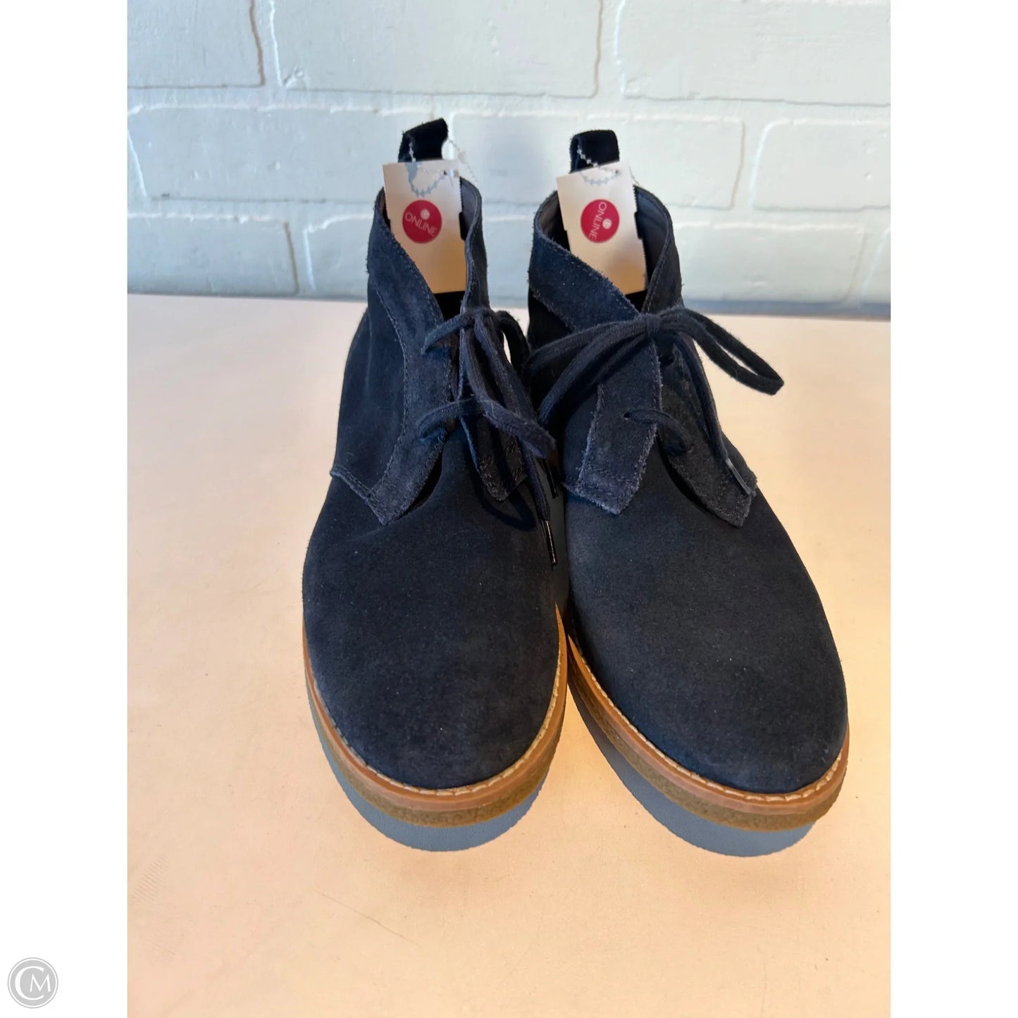 Boots Ankle Flats By Tommy Hilfiger In Blue, Size: 8