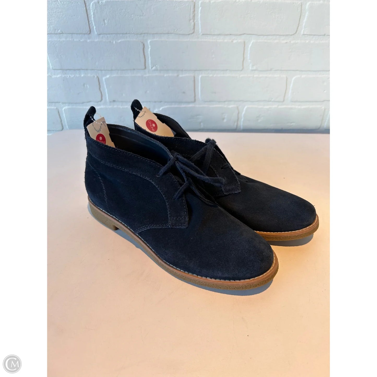 Boots Ankle Flats By Tommy Hilfiger In Blue, Size: 8