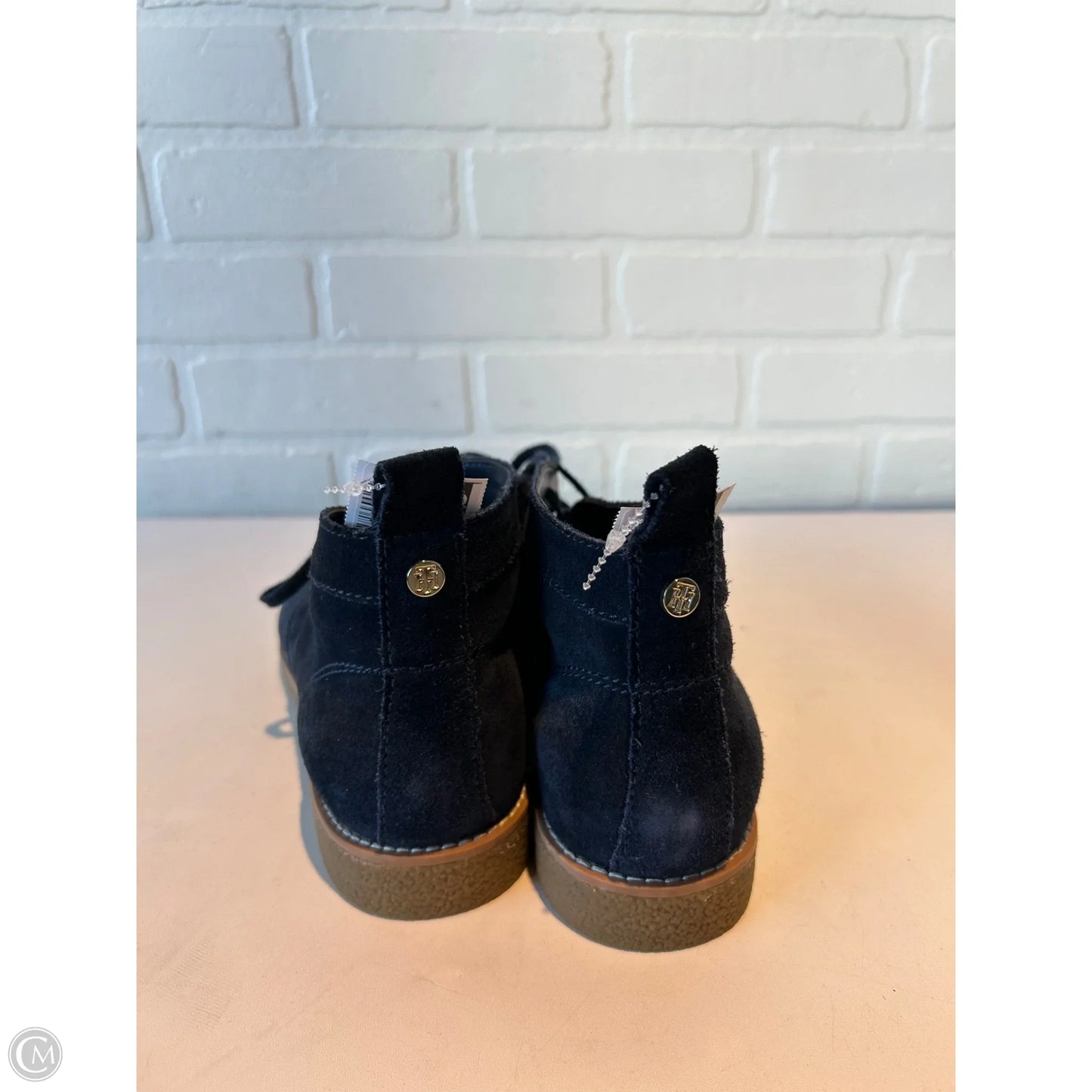 Boots Ankle Flats By Tommy Hilfiger In Blue, Size: 8