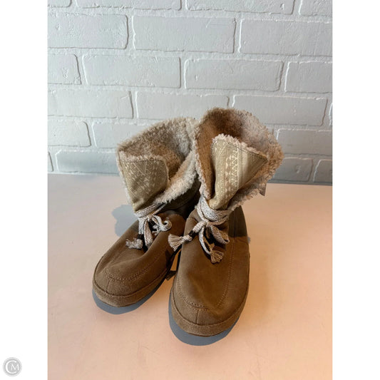 Shoes Flats By Sanuk In Brown, Size: 10