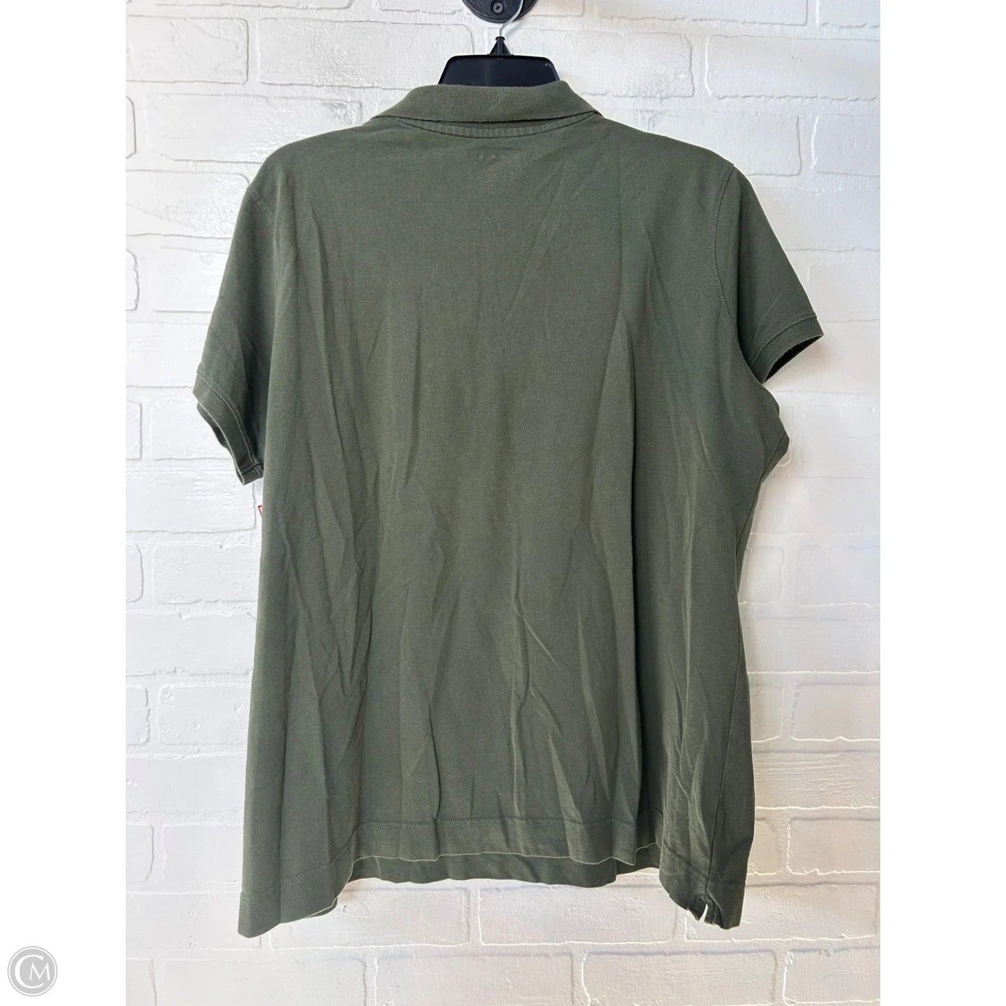 Top Short Sleeve By Eddie Bauer In Green, Size: Xxl