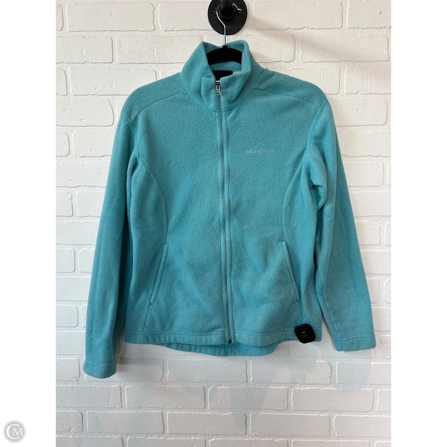 Jacket Fleece By Patagonia In Blue, Size: M