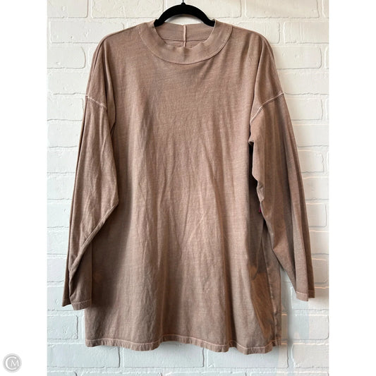 Top Long Sleeve By We The Free In Tan, Size: L