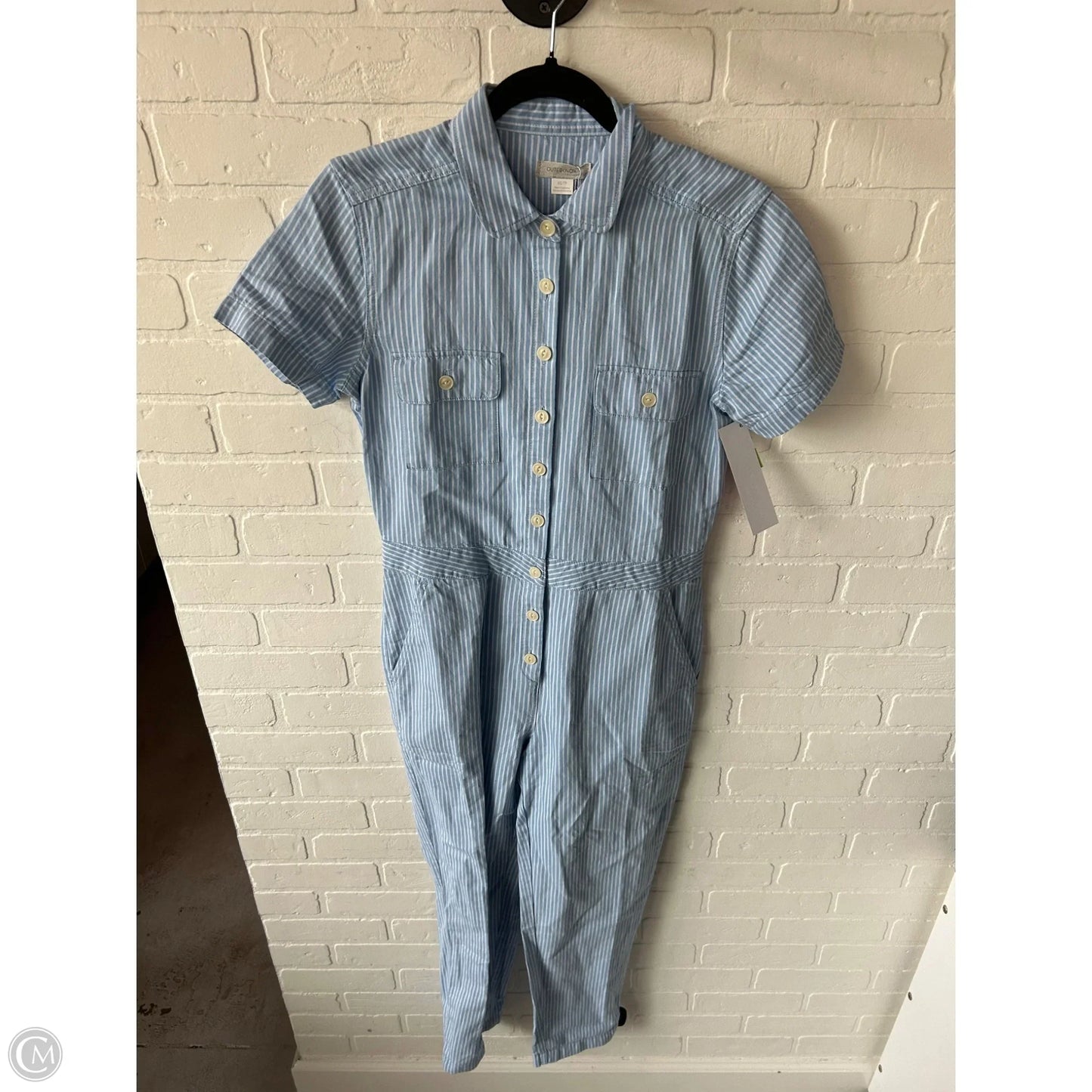 Jumpsuit By Cmb In Blue & White, Size: Xs