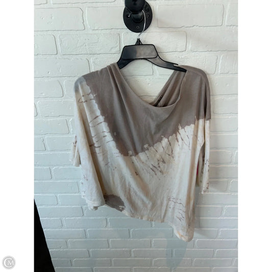 Top Long Sleeve By We The Free In Brown & Cream, Size: S