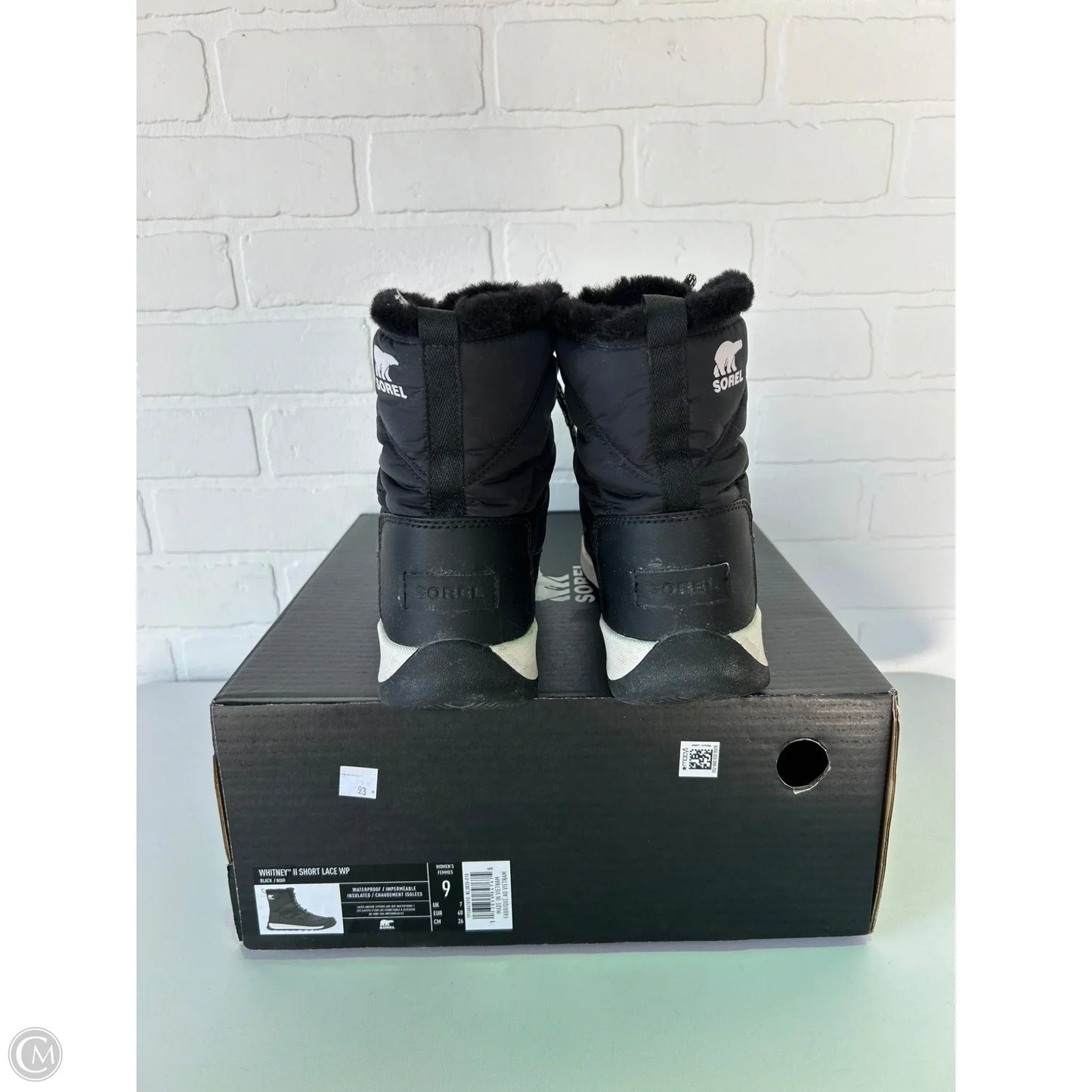 Boots Snow By Sorel In Black, Size: 9