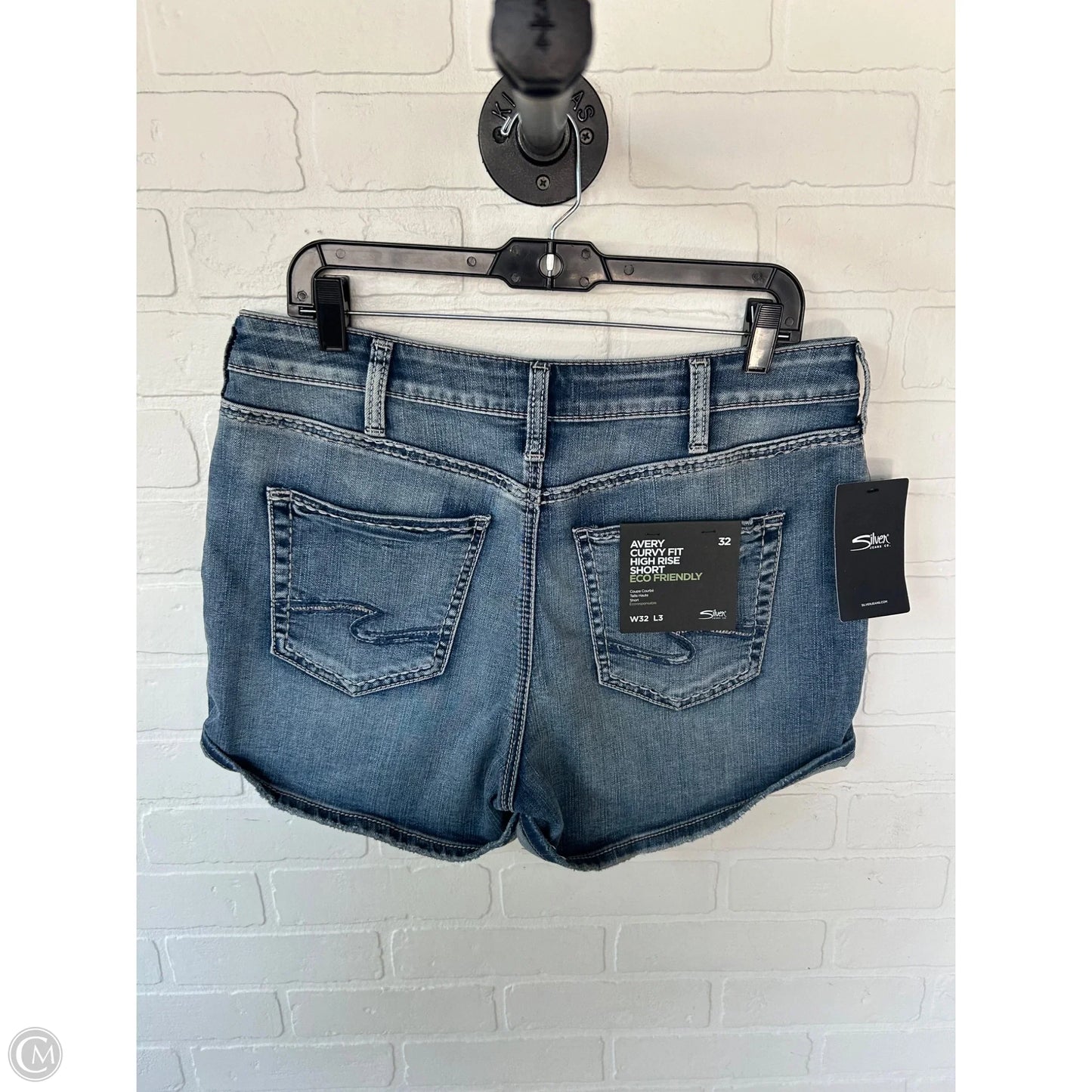 Shorts By Silver In Blue Denim, Size: 14