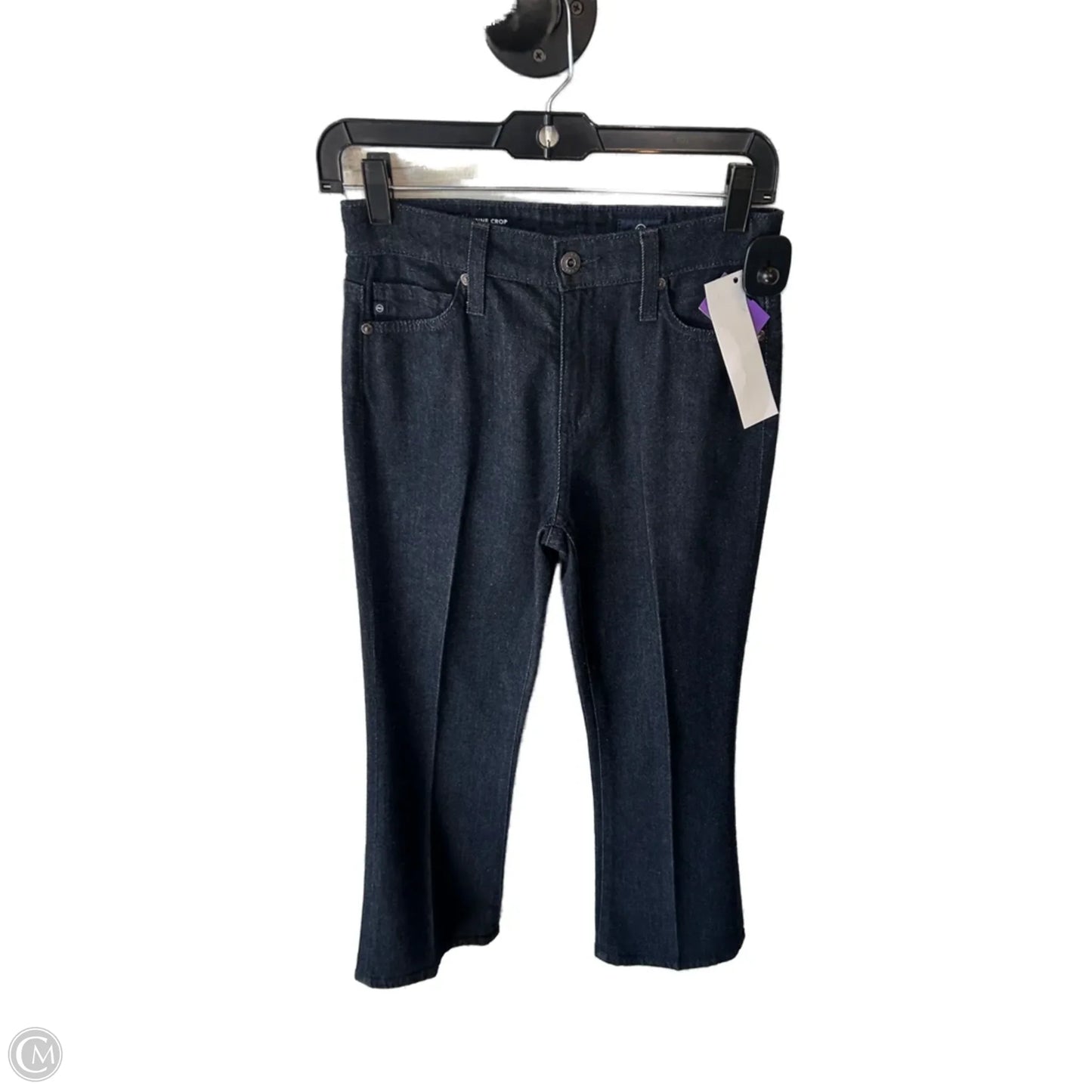 Jeans Cropped By Adriano Goldschmied In Blue Denim, Size: 2