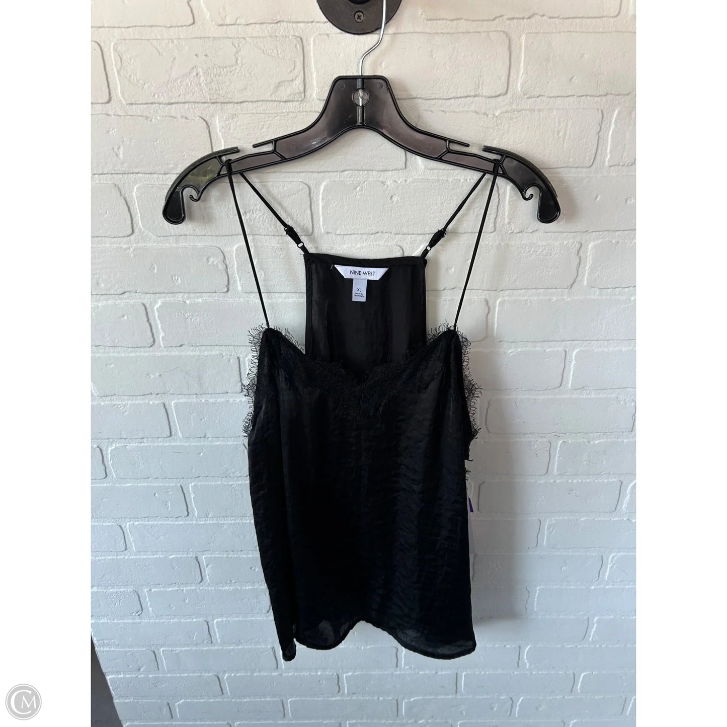 Top Cami By Nine West Apparel In Black, Size: Xl