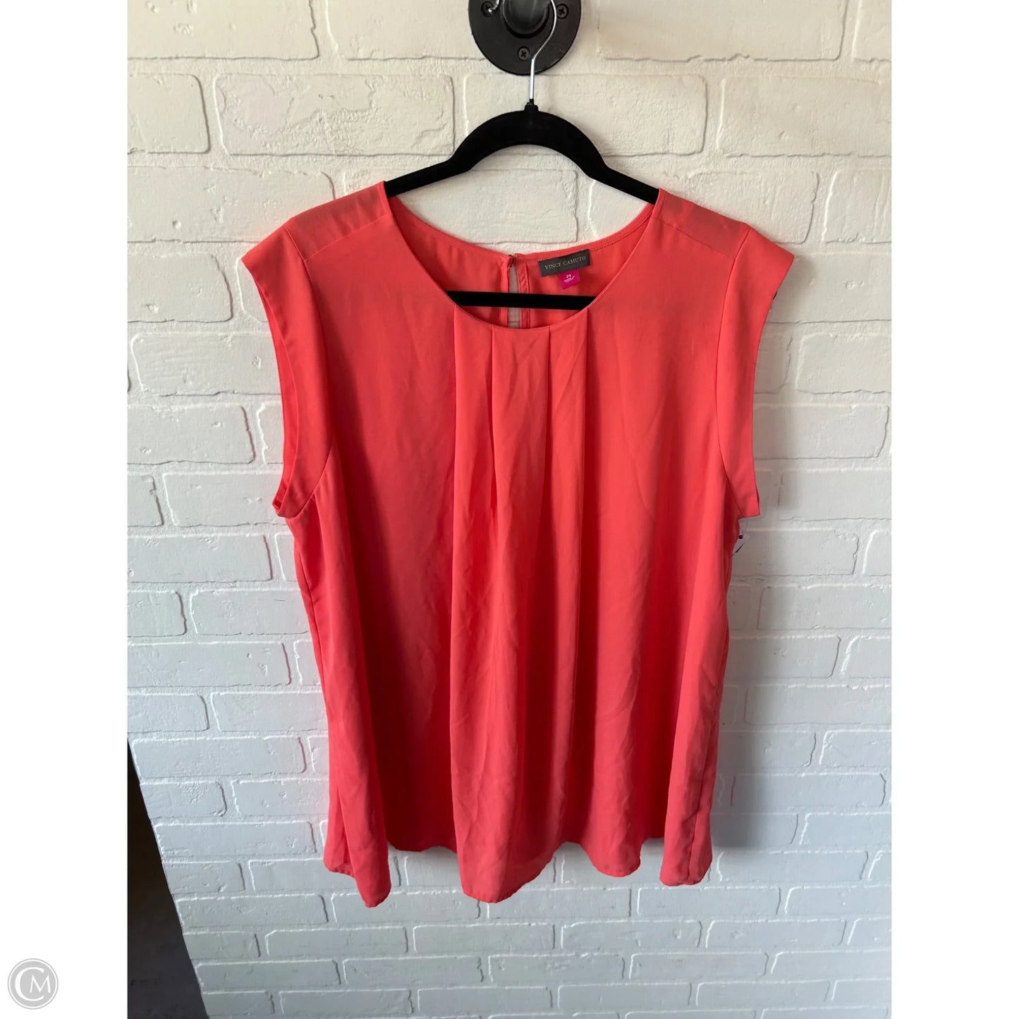 Top Sleeveless By Vince Camuto In Orange, Size: 2x