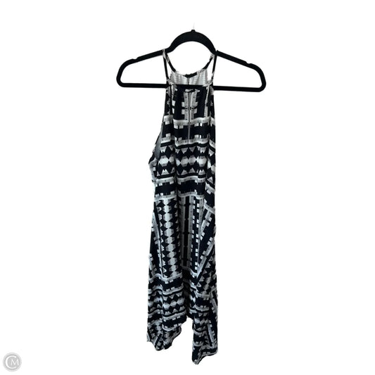 Dress Casual Midi By Peyton Jensen In Black & White, Size: L