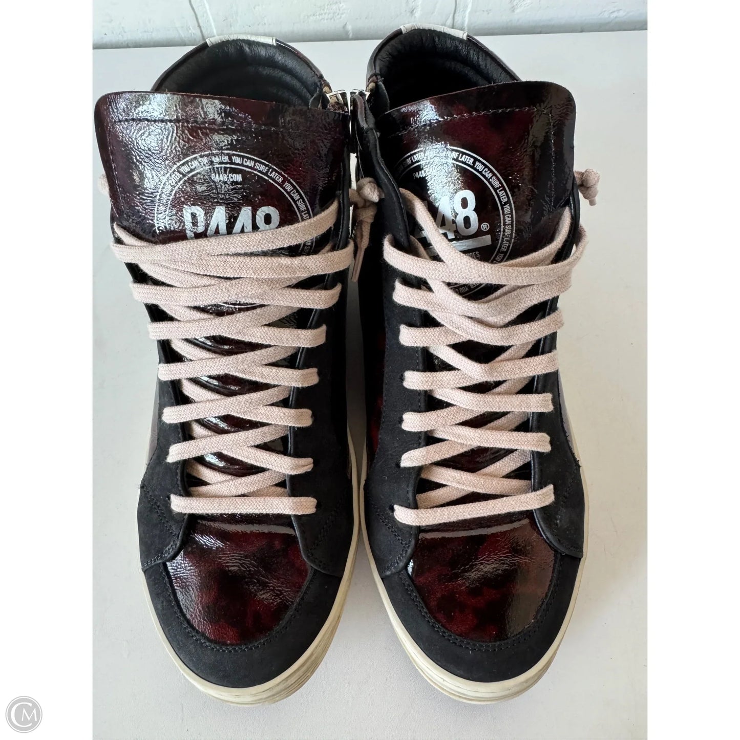 Shoes Sneakers By P448 In Black & Brown, Size: 11.5