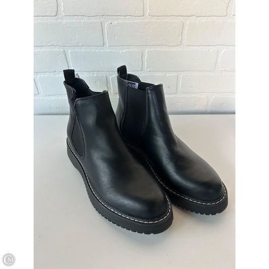 Boots Ankle Flats By Madden Girl In Black, Size: 9.5