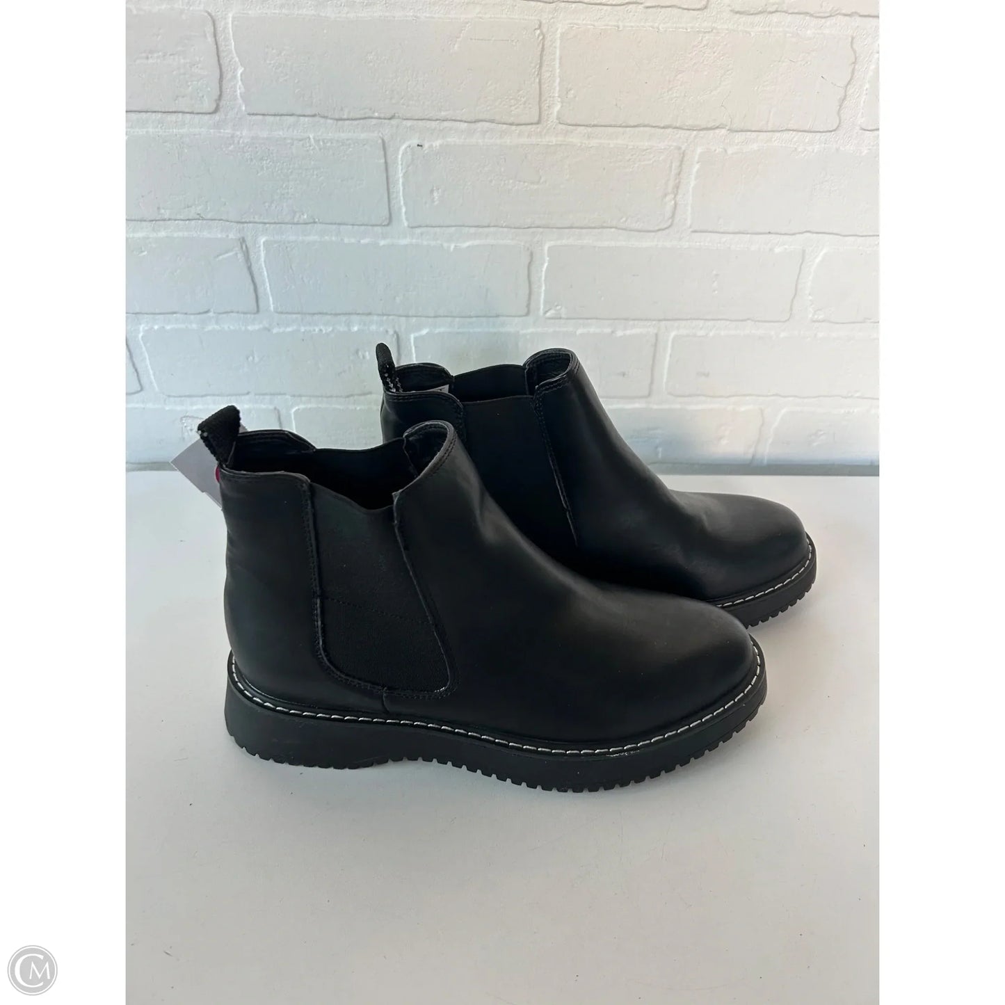 Boots Ankle Flats By Madden Girl In Black, Size: 9.5