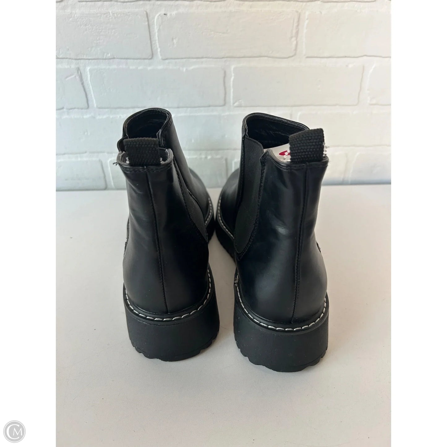 Boots Ankle Flats By Madden Girl In Black, Size: 9.5