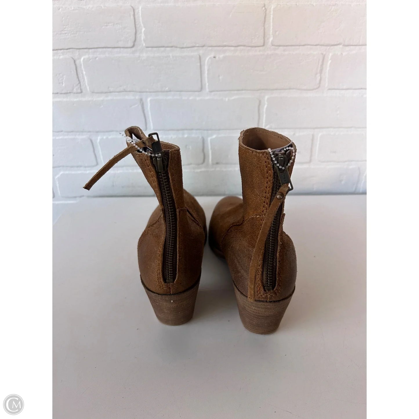 Boots Ankle Heels By Seychelles In Brown, Size: 8.5