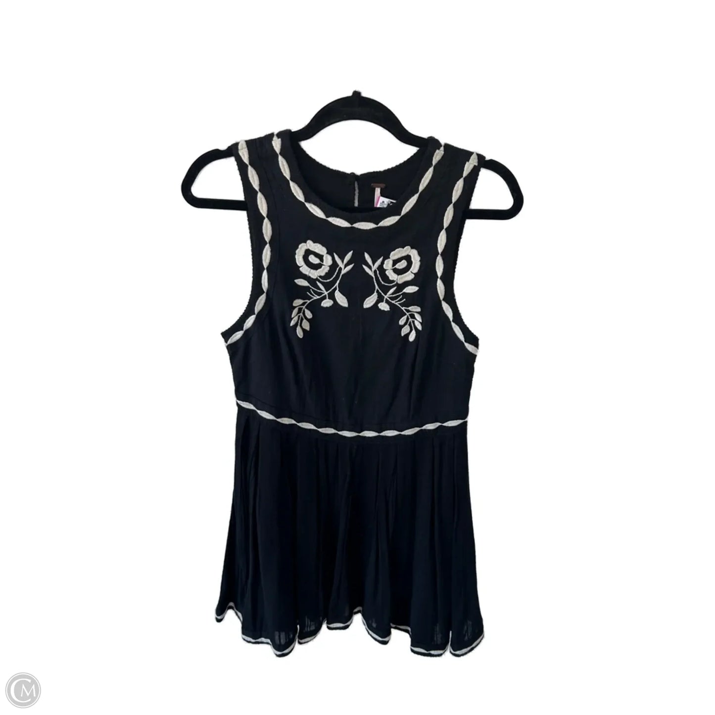 Dress Casual Short By Free People In Black & Cream, Size: S